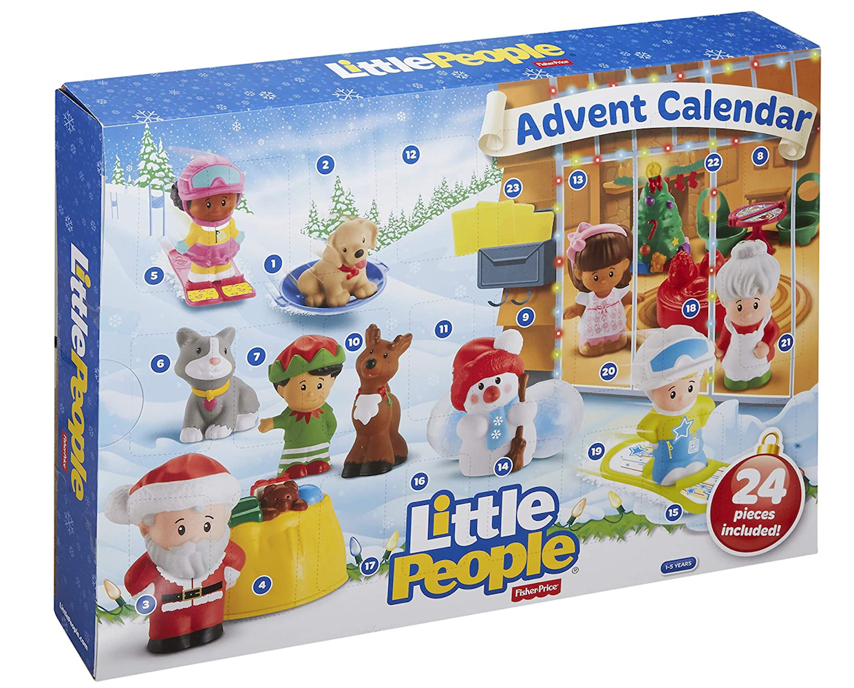 Fisher-Price Little People Advent Calendar Holiday Themed accessories New