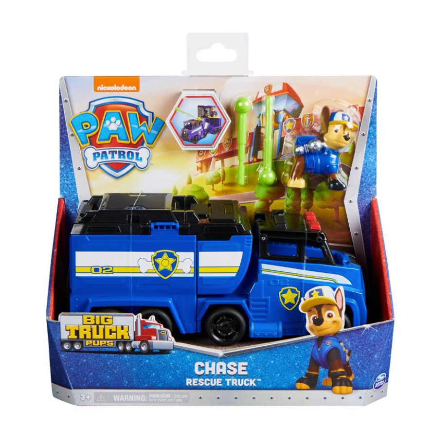 PAW Patrol Big Truck Pups Chase Transforming Rescue Truck New With Box