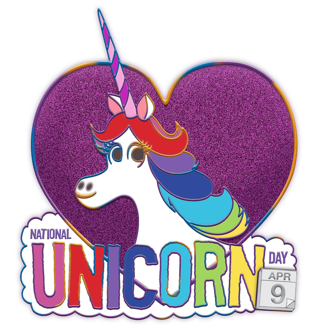 Disney Inside Out National Rainbow Unicorn Day 2020 Pin Limited New with Card