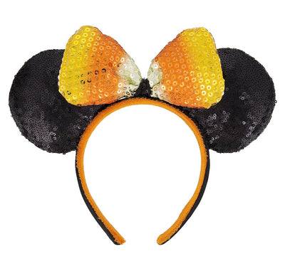 Disney Parks Minnie I'm Just Here For The Candy Halloween Headband New with Tag