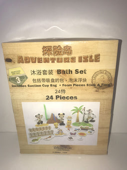 Disney Parks Shanghai Adventure Isle Mickey & Friends Bath Toys Set New with Box