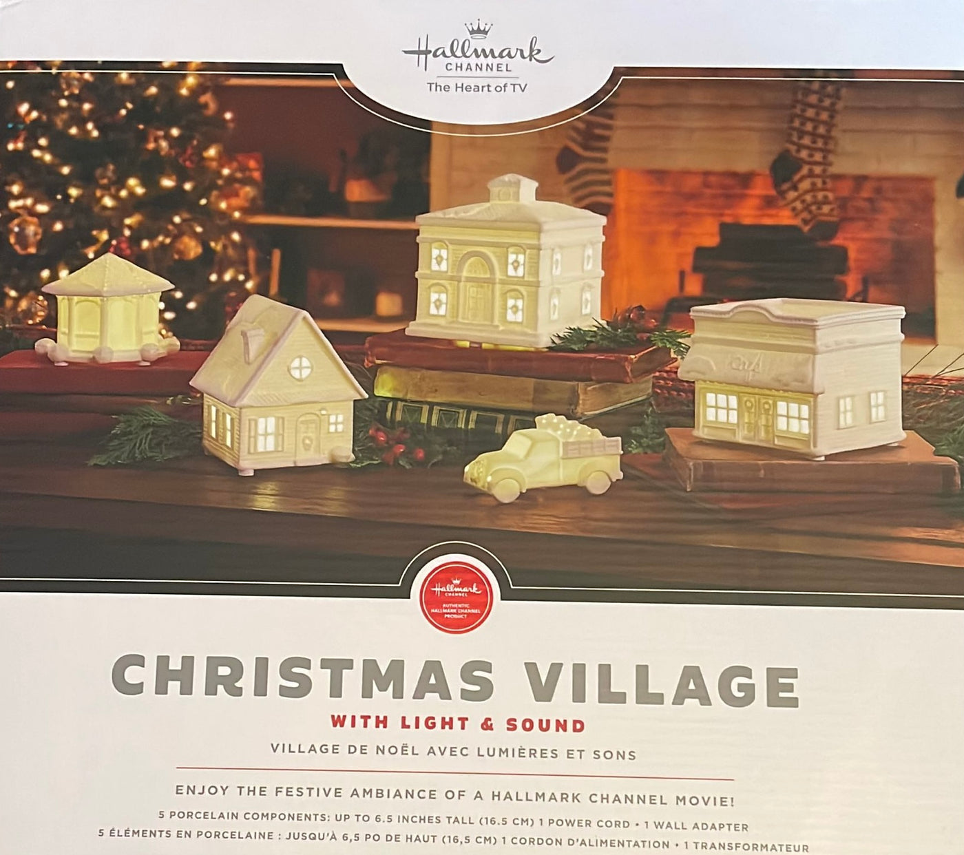 Hallmark 2021 Christmas Village with Light and Sound New With Box