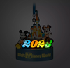 Disney Walt Disney World 2023 Mickey and Minnie Light-Up Christmas Ornament New