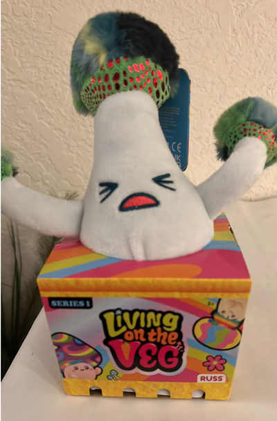 Living On The Veg Shmu Mushroom Plush Toy Russ Series 1 New With Box