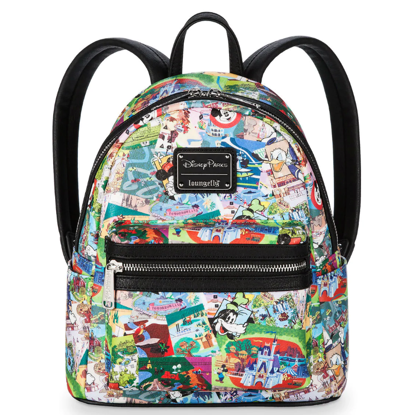 disney parks collage mini backpack by loungefly Disney Parks Collage Mini Backpack Loungefly New with Tags