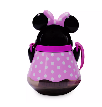 Disney Parks Minnie Flip Top Canteen for Kids New