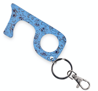 Disney Parks Stitch Door Opener No Touch Keychain New