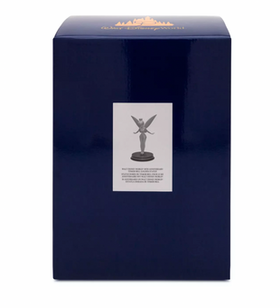 Disney Parks WDW 50th Celebration Peter Pan Tinker Bell Golden Statue New Box