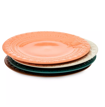 Disney Parks Moana Spotlight Set of Four Stoneware Plates New with Tag