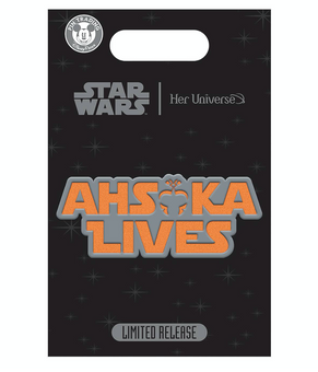 Disney Parks Ahsoka Lives by Her Universe Limited Release Pin New with Card