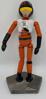 Disney Parks Star Wars Galaxy's Edge Wooden Poe Dameron Bendable Toy Figurine