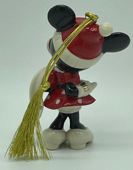 Disney Lenox Minnie Mouse Winter Christmas Ornament New with Box