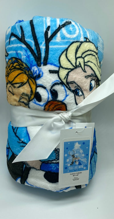 Disney Epcot Festival of Holidays 2021 Frozen Fleece Throw Feels Like Home New