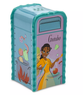Disney EPCOT Food & Wine Festival 2022 Tiana Trash Can Salt or Pepper Shaker New