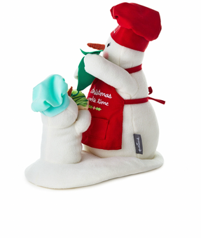 Hallmark Christmas Can't Wait for Cookies Snowman Singing Plush New with Tag