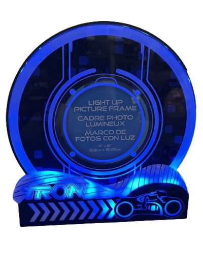 Disney Parks 2023 Tron Lightcycle Run Light Up Picture Photo Frame New
