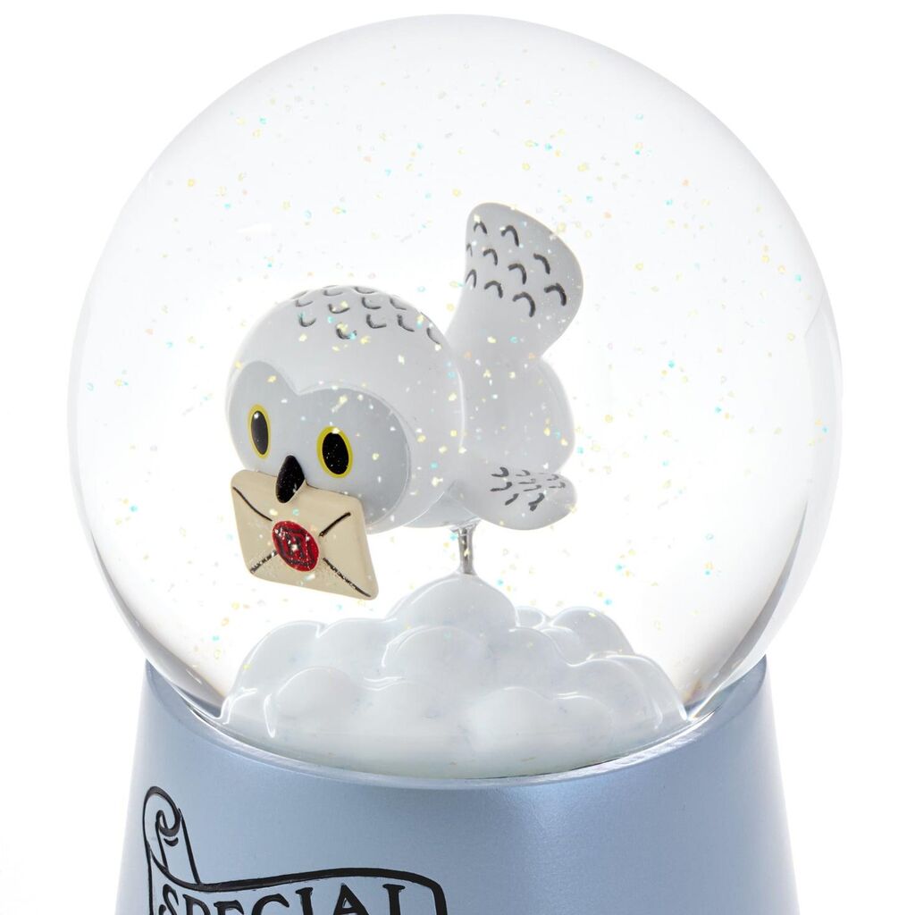 Hallmark Harry Potter Hedwig Special Delivery Musical Snow Globe New