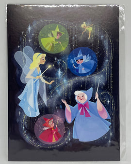 Disney Parks Fairies by Joey Chou Postcard Wonderground Gallery New