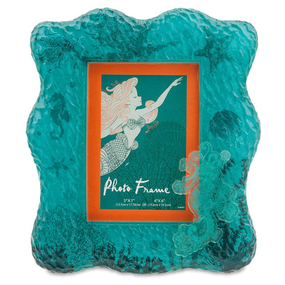 Disney Parks Nautical The Little Mermaid Ariel Art Nouveau Resin Photo Frame New