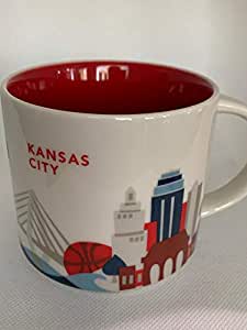 Starbucks You Are Here Kansas City Kansas Ceramic Coffee Mug New with Box