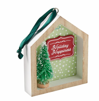 The Pioneer Woman Woman House Shadowbox 3 Piece Ornament Bundle New