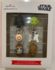 Hallmark Disney Star Wars Set of 6 Mini Christmas Ornament New with Box