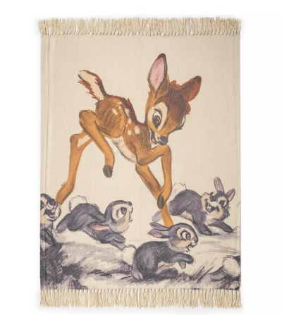 Disney Parks Bambi and Woodland Friends Throw Blanket New with Tag