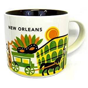 Starbucks You Are Here New Orleans Louisiana Ceramic Coffee Mug New With Box