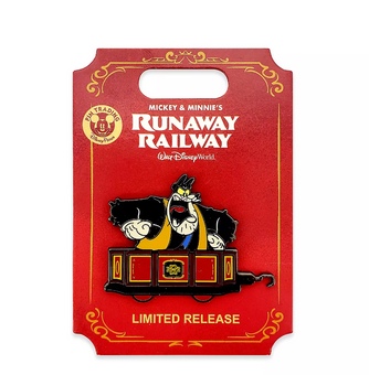 Disney Parks Mickey and Minnie Runaway Railway Pete Limited Pin New with Card
