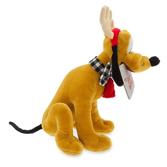 Disney Parks Yuletide Farmhouse Holiday Pluto 2019 Plush Medium New with Tags