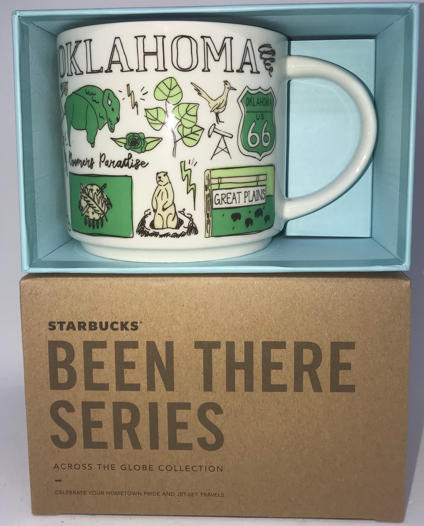 Starbucks Been There Series Collection Oklahoma Coffee Mug New With Box