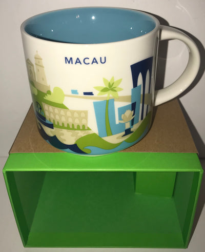 Starbucks You Are Here Collection China Macau Ceramic Coffee Mug New With Box