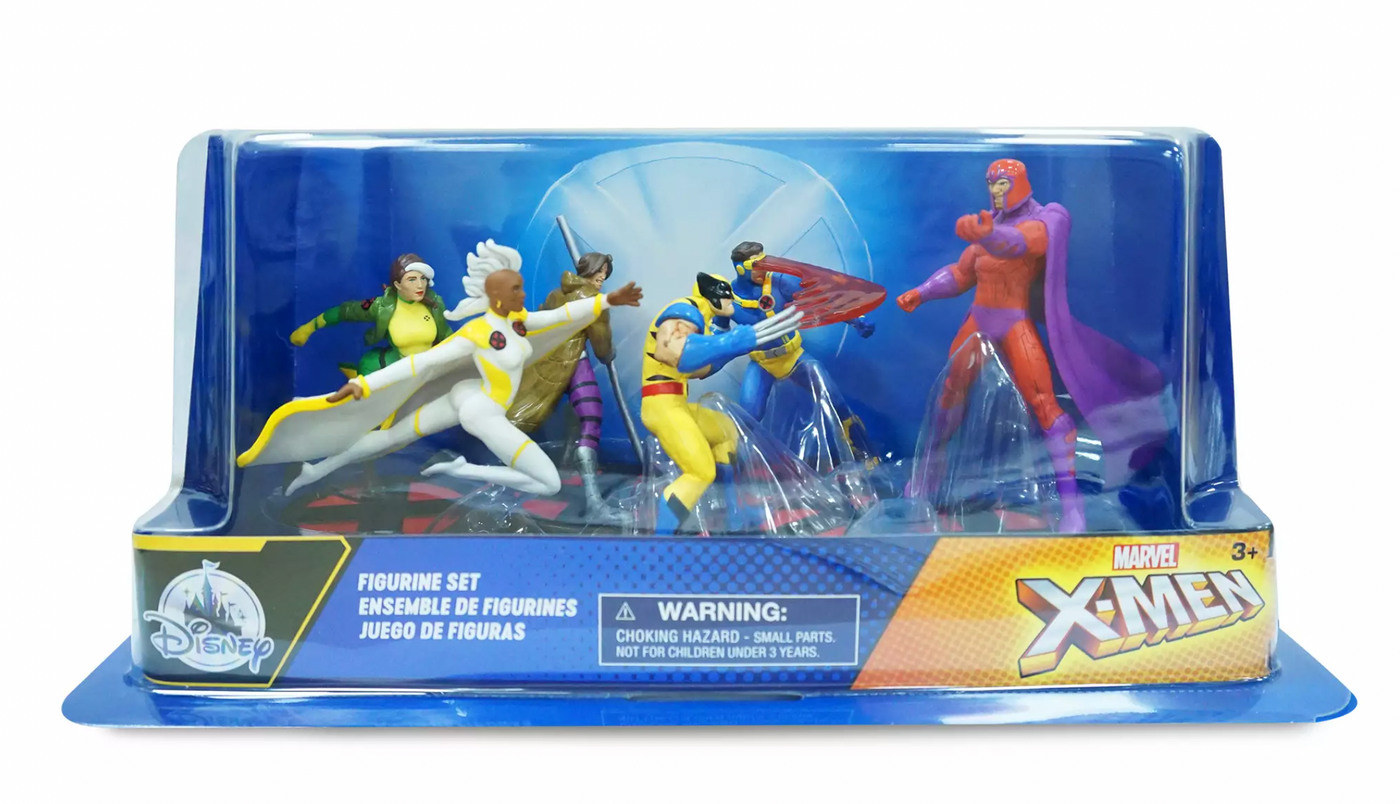 Disney X-Men Figure Play Set Cake Topper Wolverine Storm Rogue Magneto New