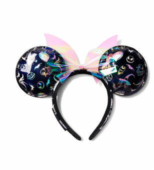 Disney Parks The Nightmare Before Christmas Jack Zero Vinyl Ear Headband New Tag