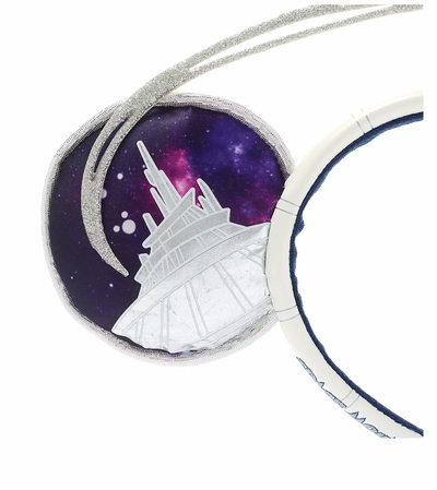 Disney 50th Mickey The Main Attraction Space Mountain Ears Headband Adults New