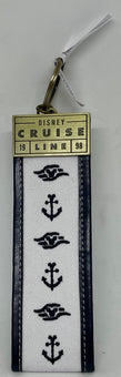Disney Cruise Line Mickey Icon Anchor Strap Keychain New with Tag