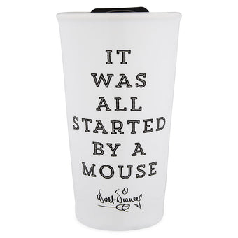 Disney Parks Mickey Mouse Through the Years Ceramic Travel Mug New