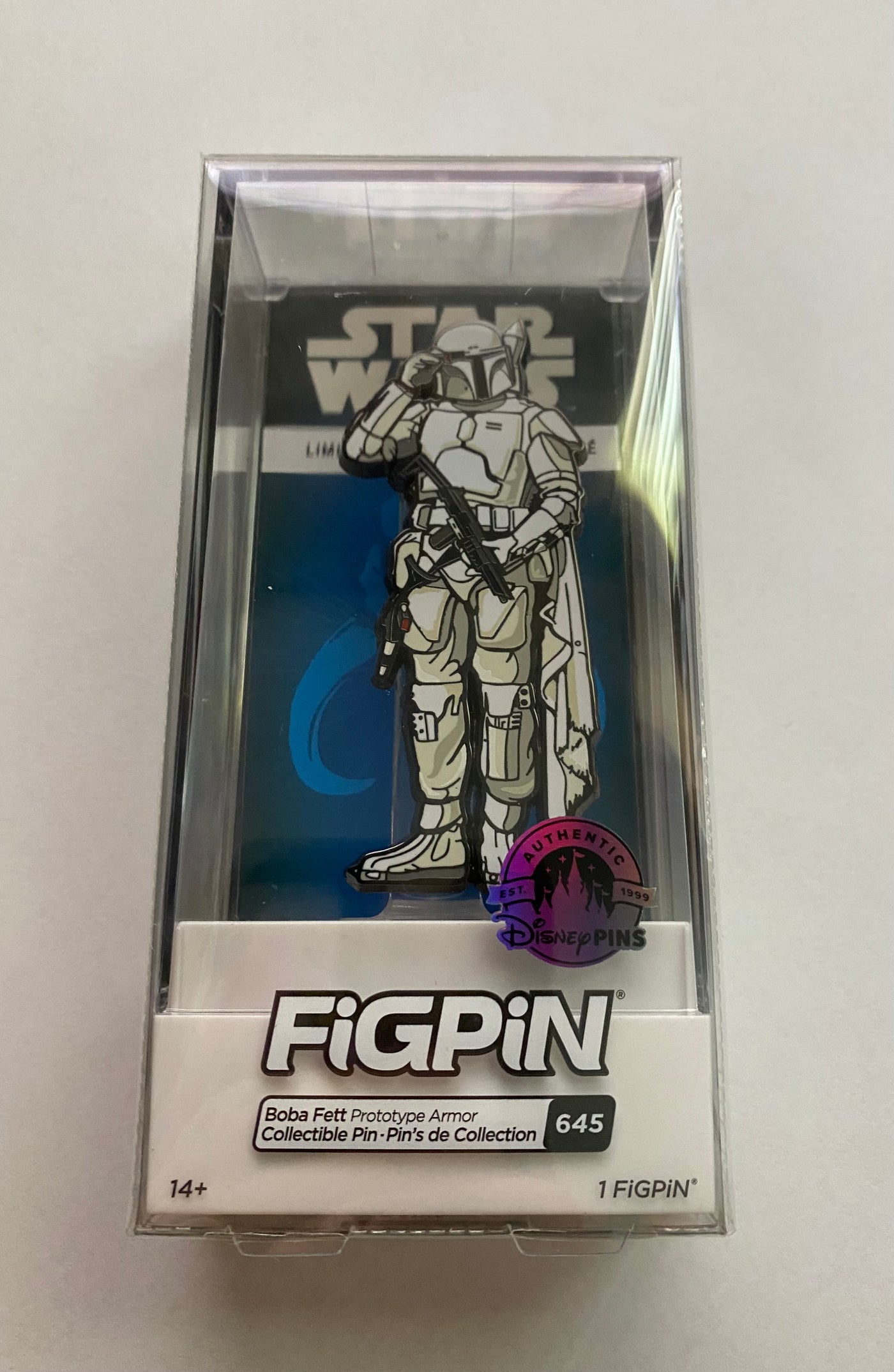 Disney Parks Star Wars Boba Fett FiGPiN Limited Pin New with Box