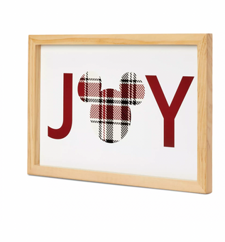 Disney Parks Plaid Micke Icon Homestead Joy Wall Décor New