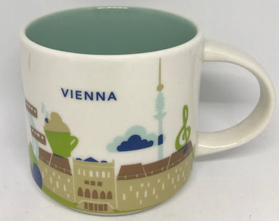 Starbucks You Are Here Collection Austria Vienna Ceramic Coffee Mug New Box