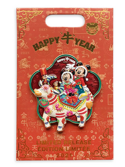 Disney Parks Mickey and Friends Lunar New Year 2021 Pin Limited New