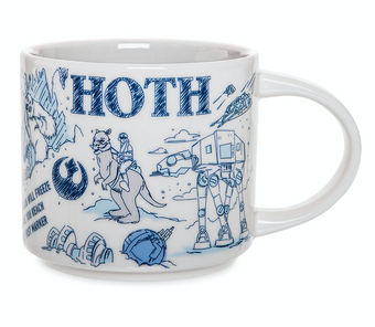 Disney Starbucks Been There Star Wars Hoth Ceramic Coffee Mug New with Box