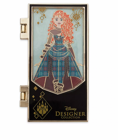 Disney Designer Ultimate Princess Collection Merida Hinged Pin Limited New Card