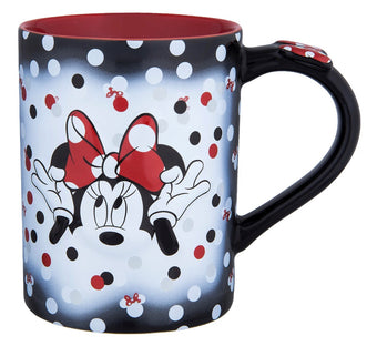 Disney Parks Minnie Bows & Dots Ceramic Coffee Mug New
