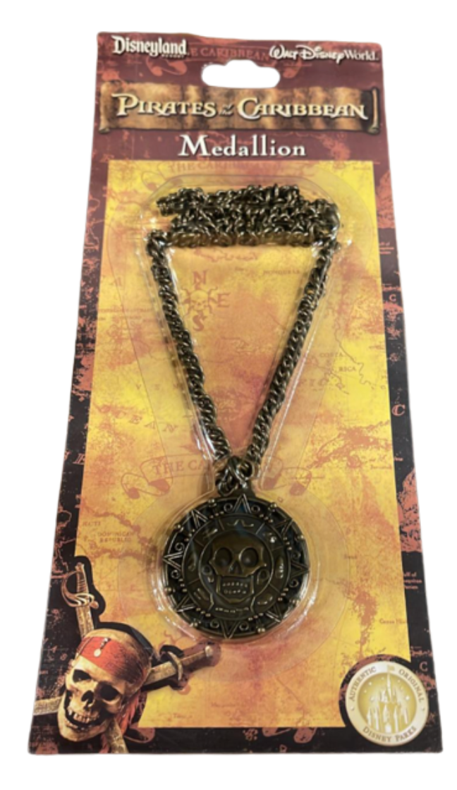 Disney Parks Pirates of Caribbean Medallion New With Tag