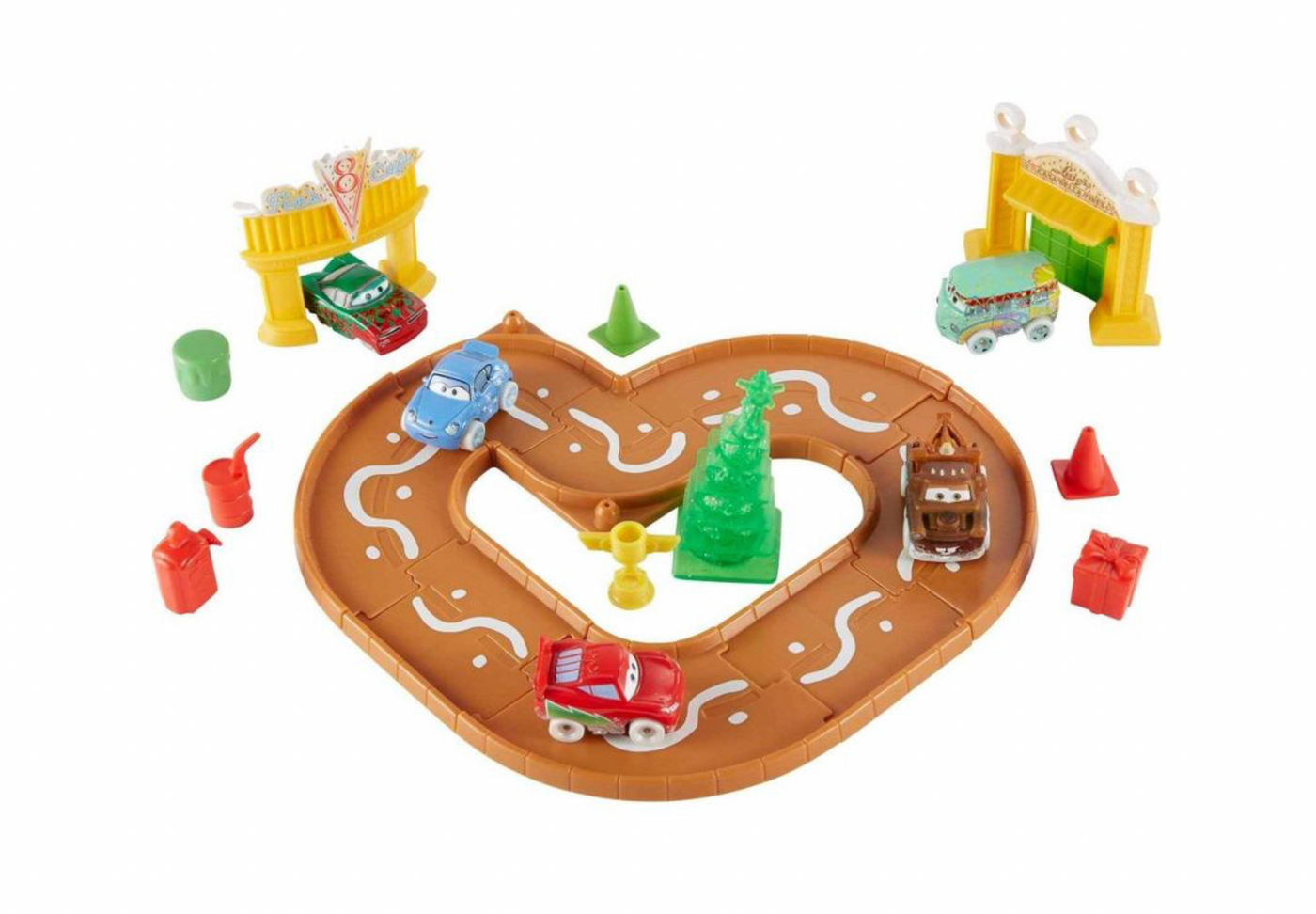 Disney Cars Pixar Mini Racers Advent Calendar Track Set McQueen Mater Mack 2022