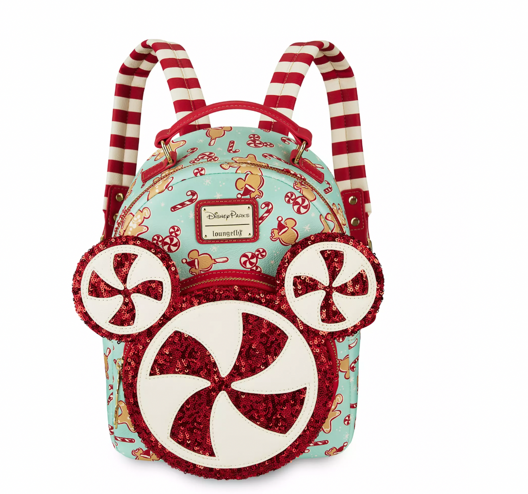 Disney Vintage Mickey Holiday Treats Loungefly Mini Backpack New with – I Love Characters
