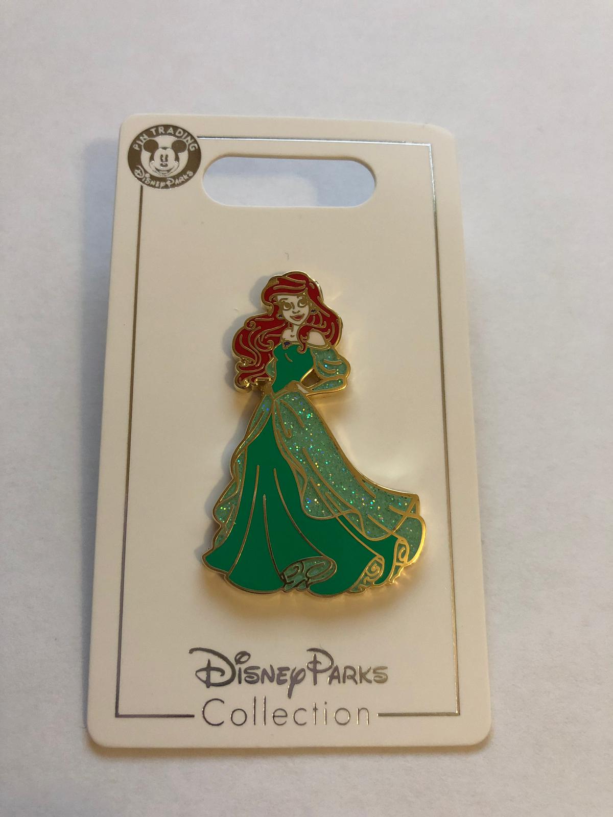Disney Parks Princess Ariel Glitter Pin New with Card