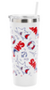 Universal Studios Jaws Shark Red, White, and Blue Travel Tumbler New With Tag