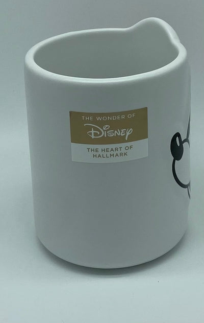 The Wonder of Disney the Heart of Hallmark Mickey Santa Christmas Coffee Mug New